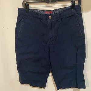 Merona Dark Blue Men's Flat Front Shorts
